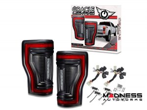 Ford Super Duty Tail Lights - Flush Mount - Oracle - LED - Red